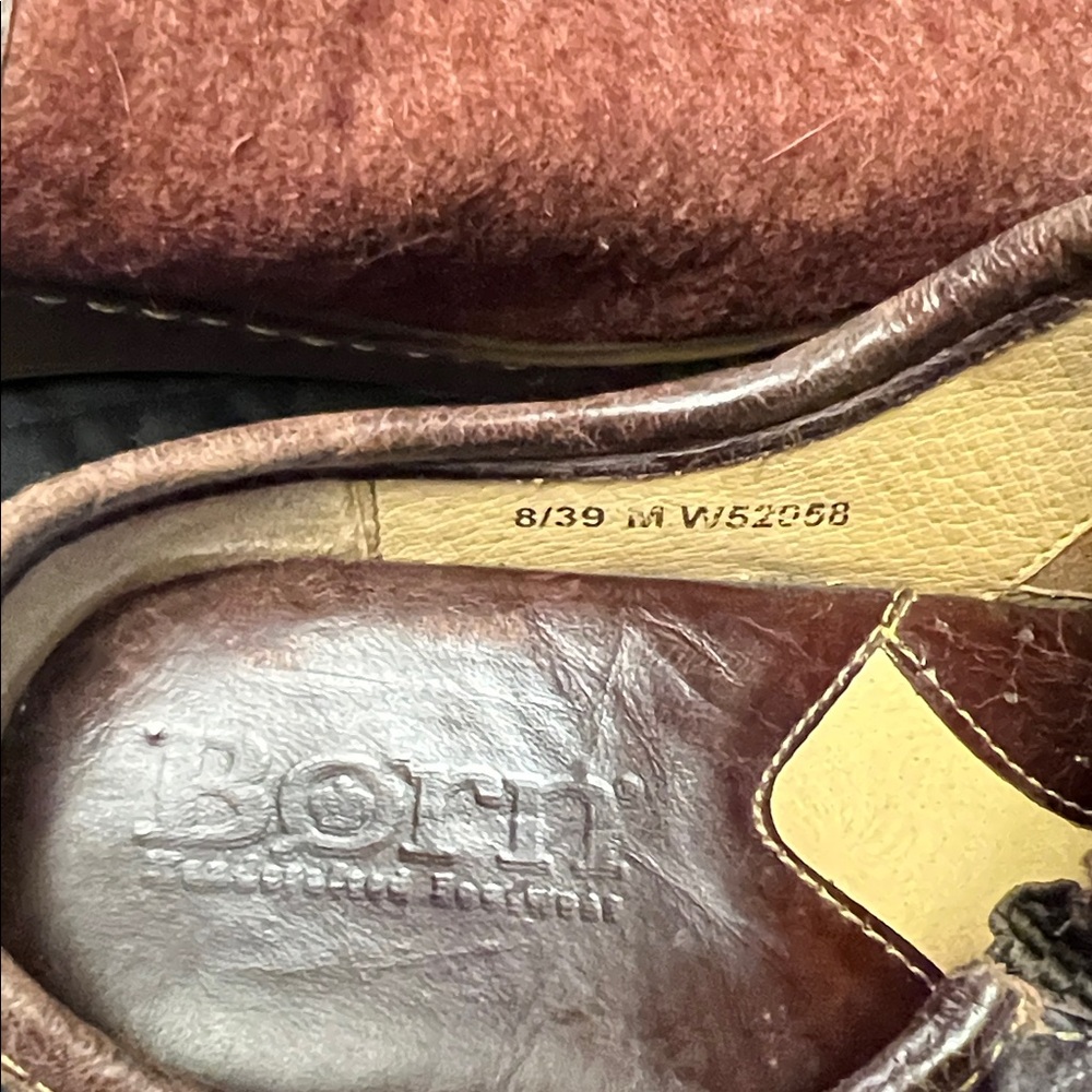 Born Rust Wool Slip-On Clogs - Picture 2 of 3